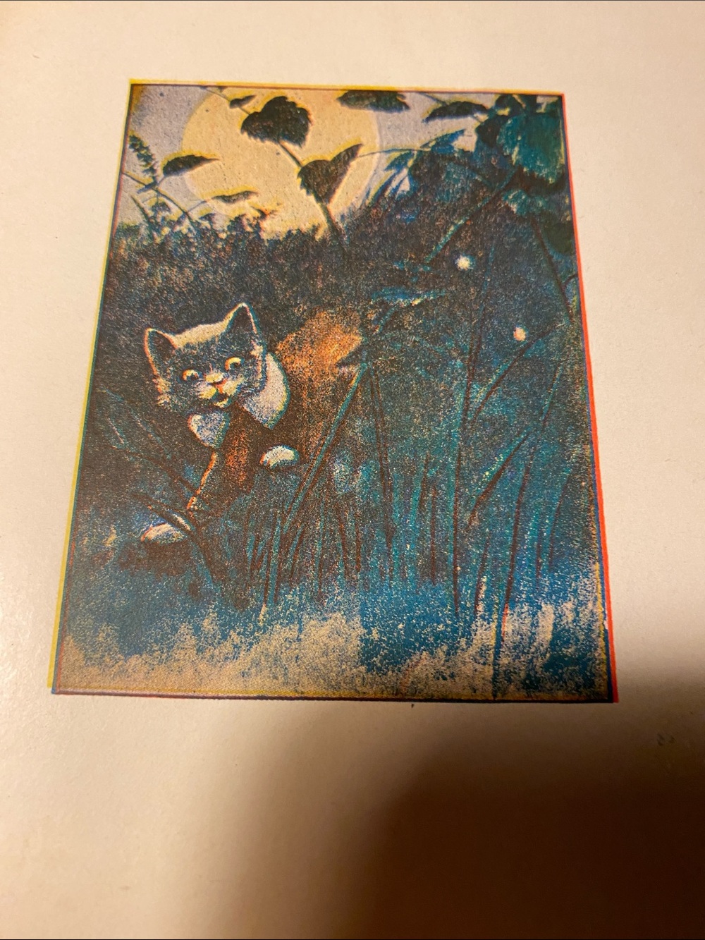 Children's Hour with Mr. Tabby Cat - Red Illustrated Cat Story Book - Picture 3 of 7